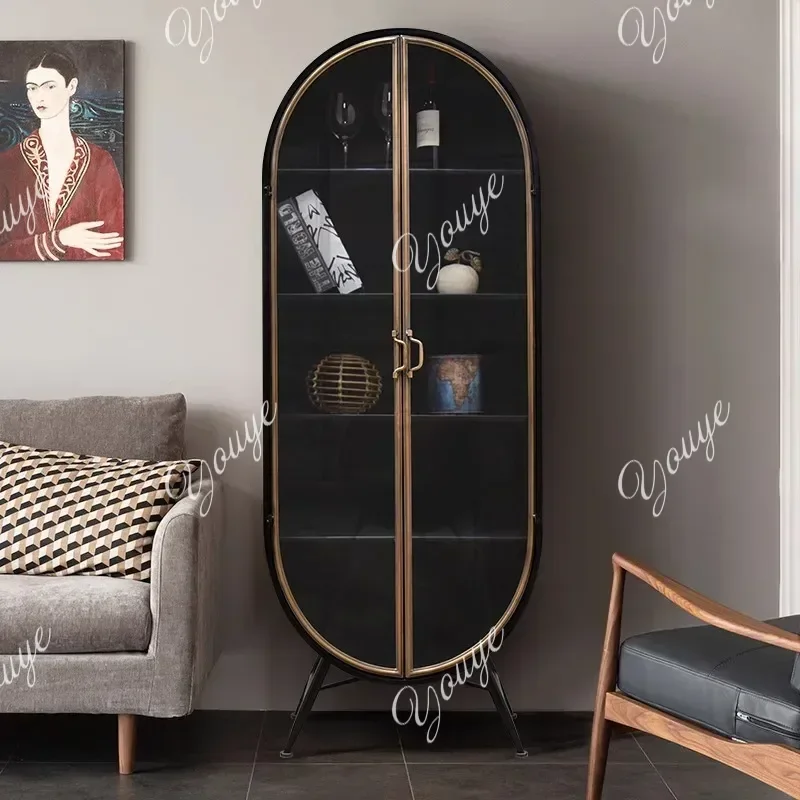 XM Living Room House Wine Bar Cabinet Display Modern Simple Stylish Wine Cabinet High Quality Bar Alcool Meuble Bar Furniture