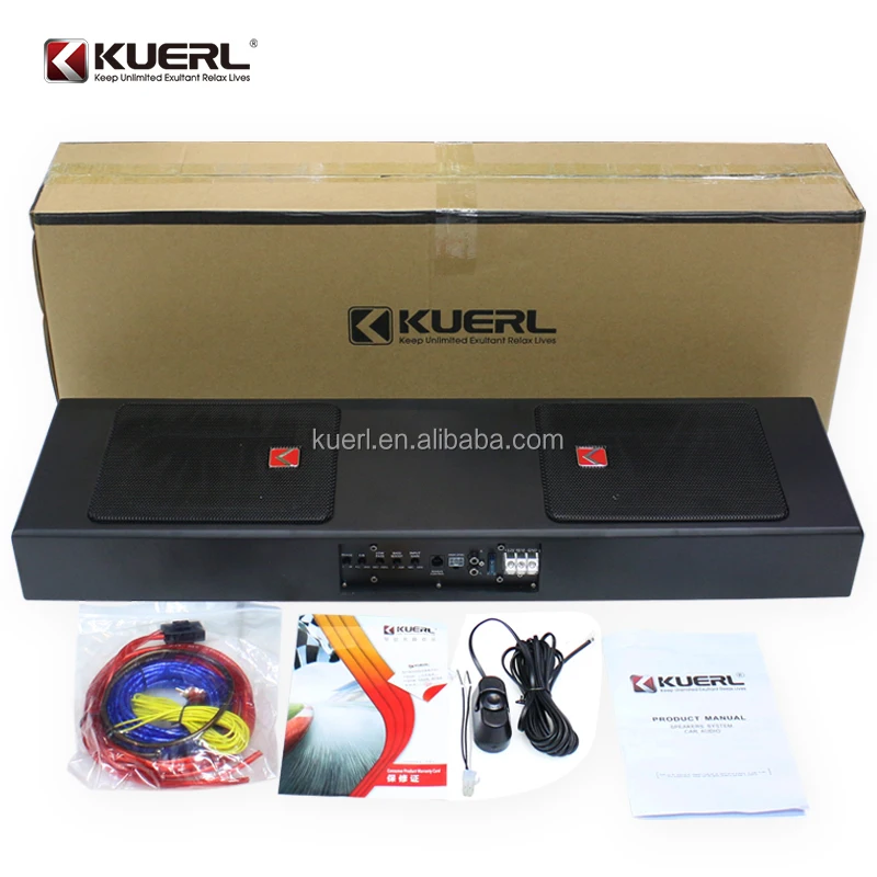 New Design 800W Slim Car Subwoofer 6*9 Inch Auto Audio with Big Power 12V Modified Amplifier Under Seat Subwoofer With cable bag