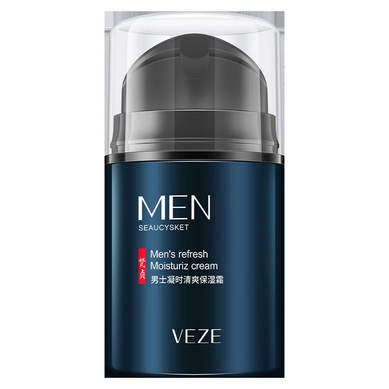 VEZE Brand Men Skin Care Deep Hydrating Moisturizing Oil-control Face Cream Firming Day Cream 50g Men\'s Skin Care Products