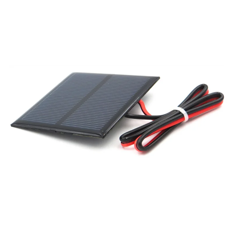 1PC 1V 1,5V 2V 2,5V 3V 3,5V Mono/Poly Solar Panel 50mA 80mA 100mA 130mA 150mA 300mA Mini Runde/Quadratische DIY Solar Ladegerät