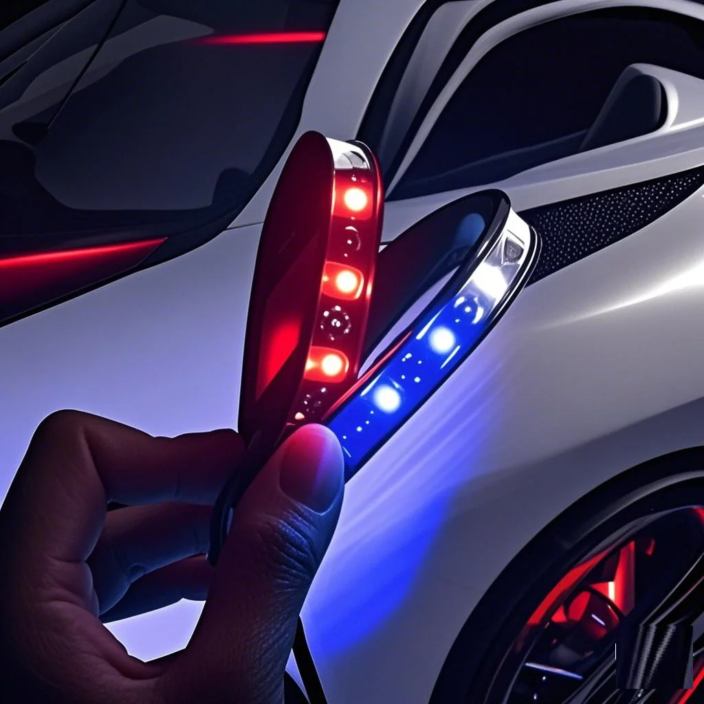 Car Interior USB LED Ambient Mood Light Strips Foot Lights Decorative Atmosphere Signal Lamp