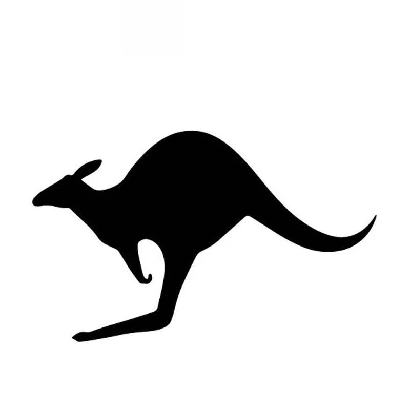 

Cute Kangaroo Animal High Quality Fashion Car Decoration Personality Pvc Waterproof Car Window Applique Black/white, 16cm*10cm