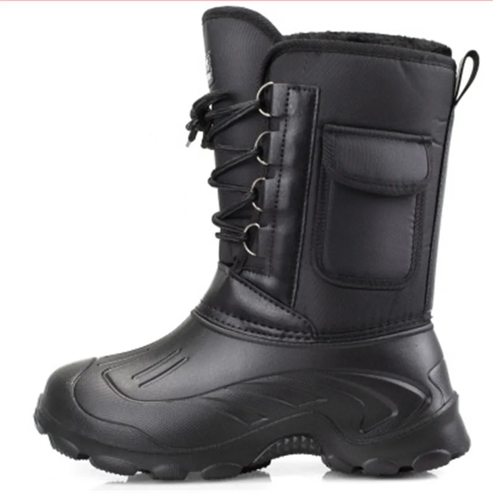 

Fly Fishing Boots, Snow Boots, Anti-slip Waterproof Rubber Sole Reef Rock Fishing Shoes, Winter Warm Removable Liner Waders