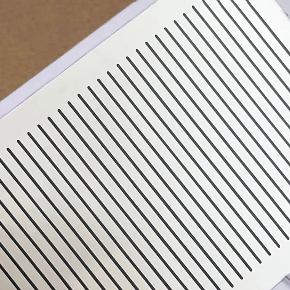 4/6Pcs DIY Templates Ruler Multi-use Precision Writing Guide Envelope Template Creativity Lines Clear Calligraphy Stencil