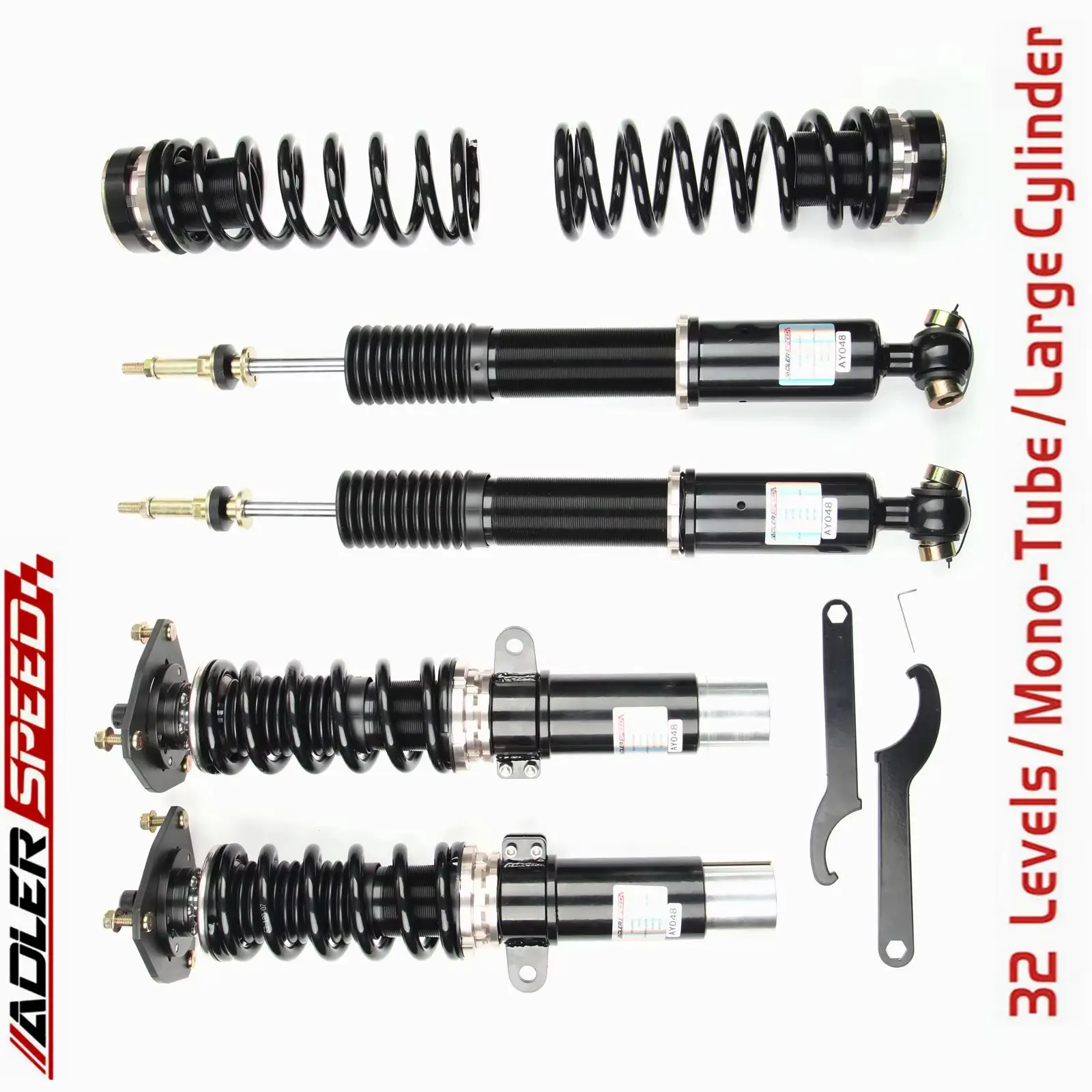 

For AUDI A3 (8V) 2014+UP 49.5MM Adjustable Coilovers Lowering Suspension Kit