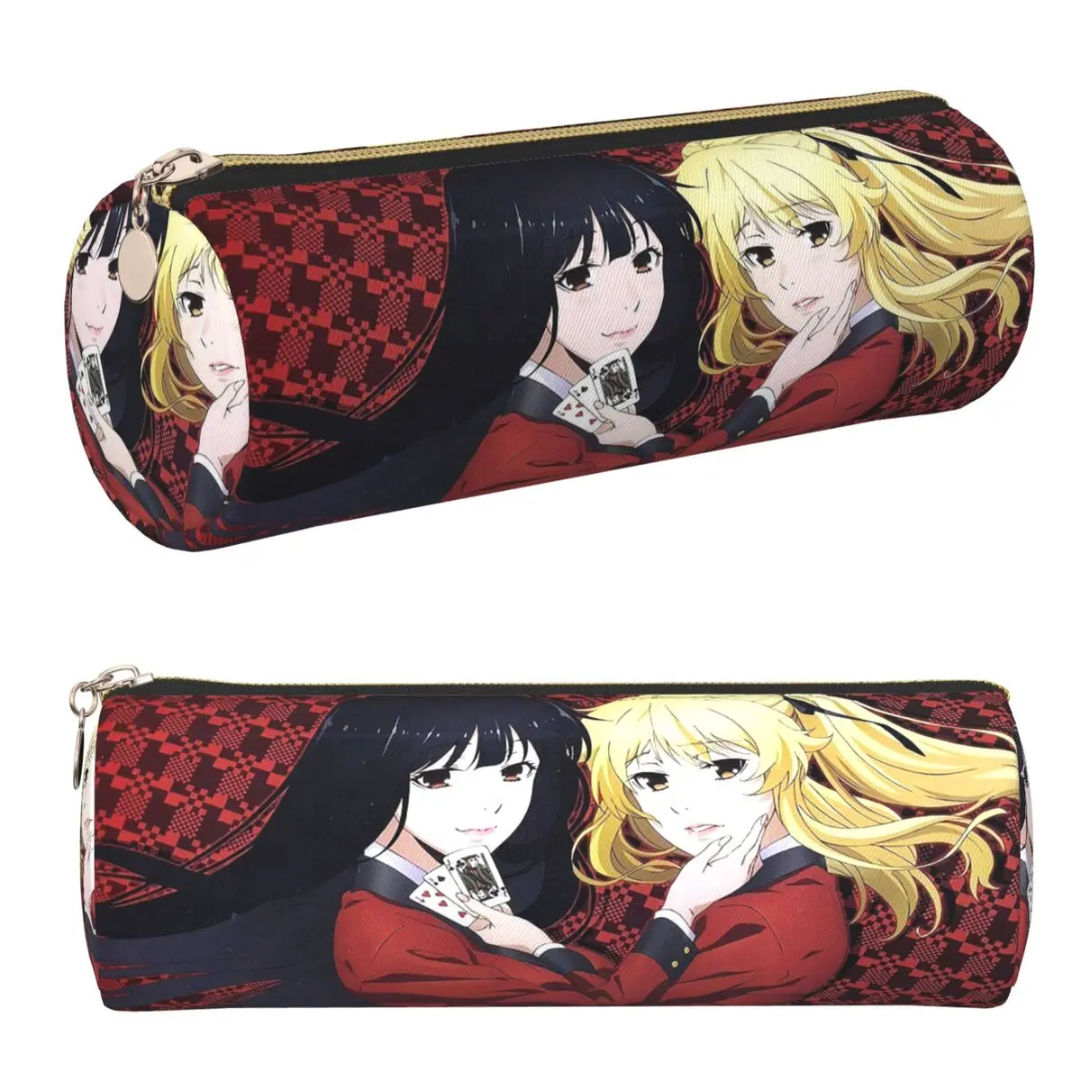 

Kakegurui Yumeko Jabami Anime Pencil Cases Pen Holder Stationery Supplies Large Storage Pen Box Pencil Bag for Kids Gifts
