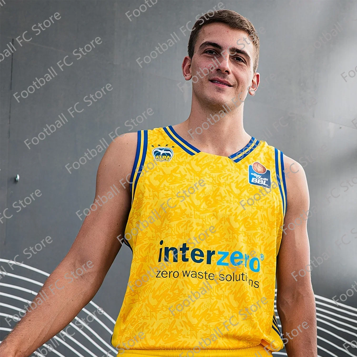 2024 New Arriavl Summer Alba Berlin Basketball Jersey Tank Top Vest Oversized Jersey