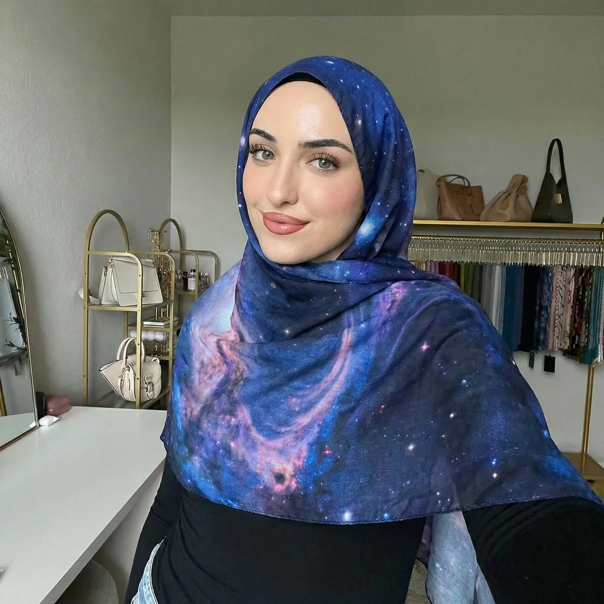 Bohemia Pashmina Hijab Scarf Long Muslim Cashmere Shawl Female Foulard Soft Turban Head Wraps For Women Headband Luxury Brand