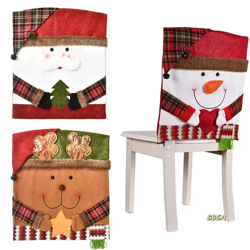 

Christmas Decorative Chair Set, Stool Set, New Toy Chair Cover, Decorative Decoration, Home Furnishings