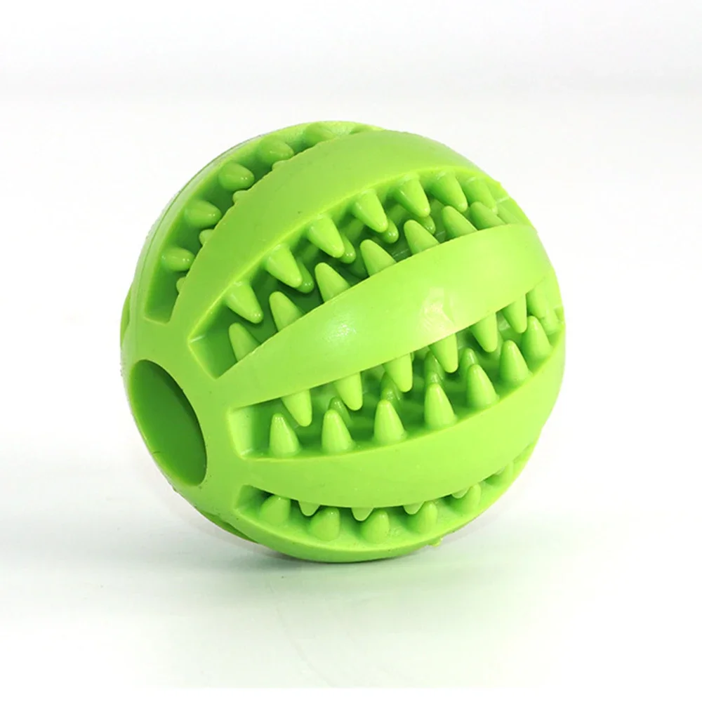 5cm Pet Dog Toy Interactive Rubber Balls for Small Large Dogs Puppy Cat Chewing Toys Pet Tooth Cleaning Indestructible Dog  Ball