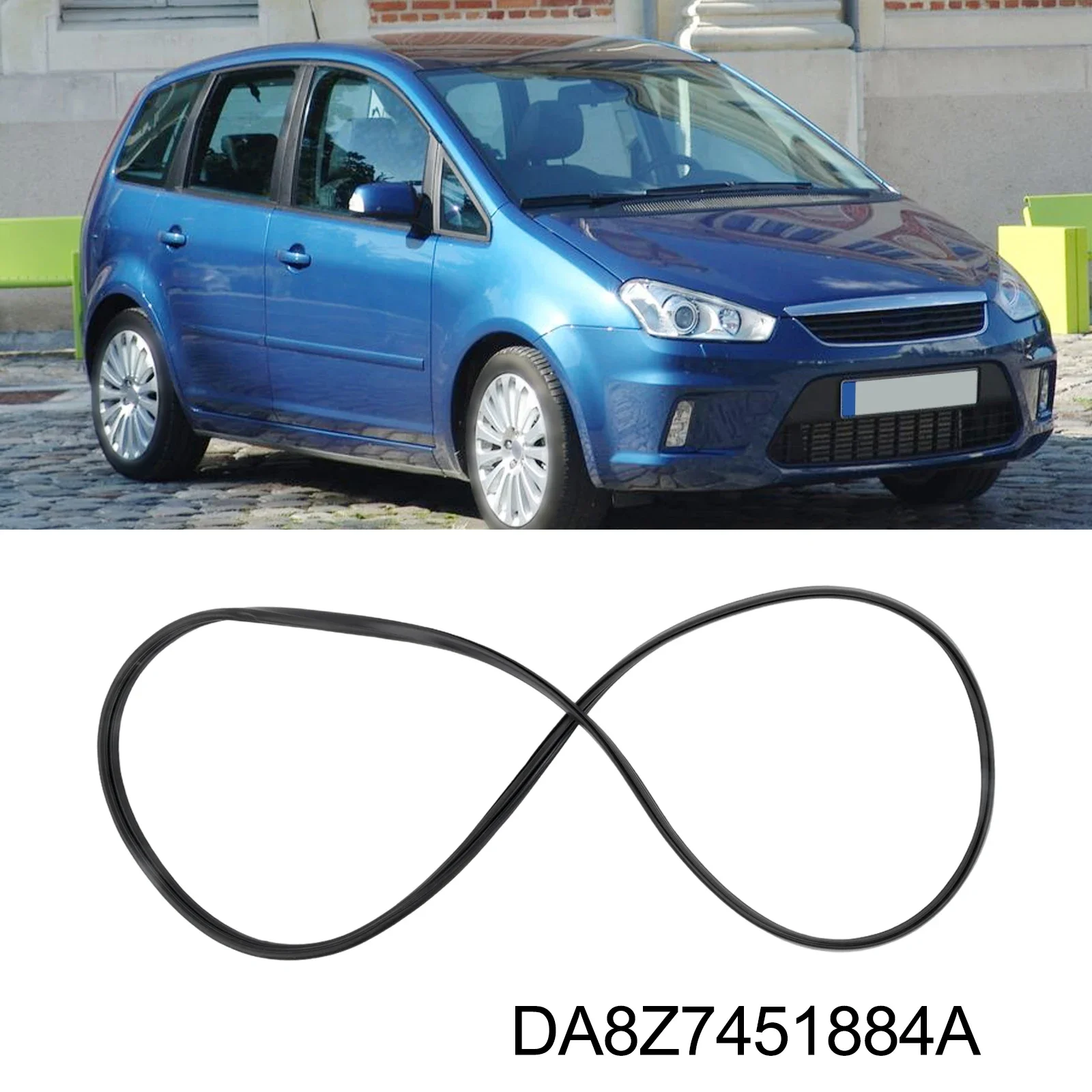 

1x Sunroof Cover Seal Weatherstrip For Ford For Focus MK2 MK3 2005-2019 DA8Z-7451884-A Part Replace Fits For Auto