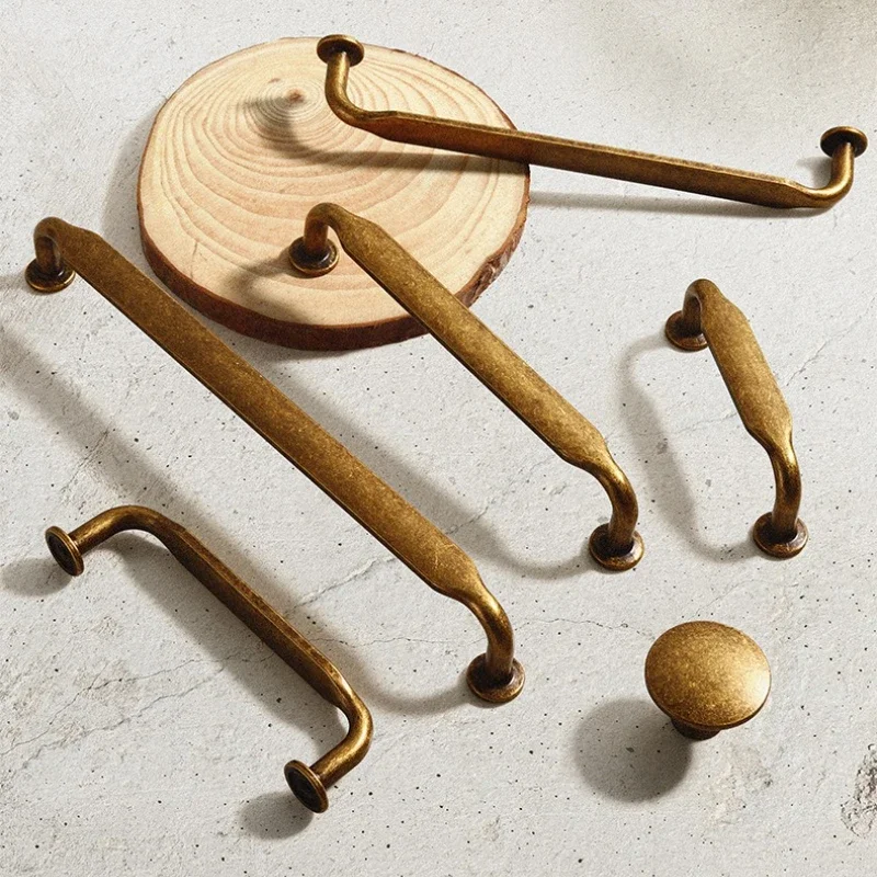 Antique Kitchen Cabinet Storage Handles Drawer Knobs Cupboard Door Pulls Wardrobe Closet Handles For Furniture Handle Hardware