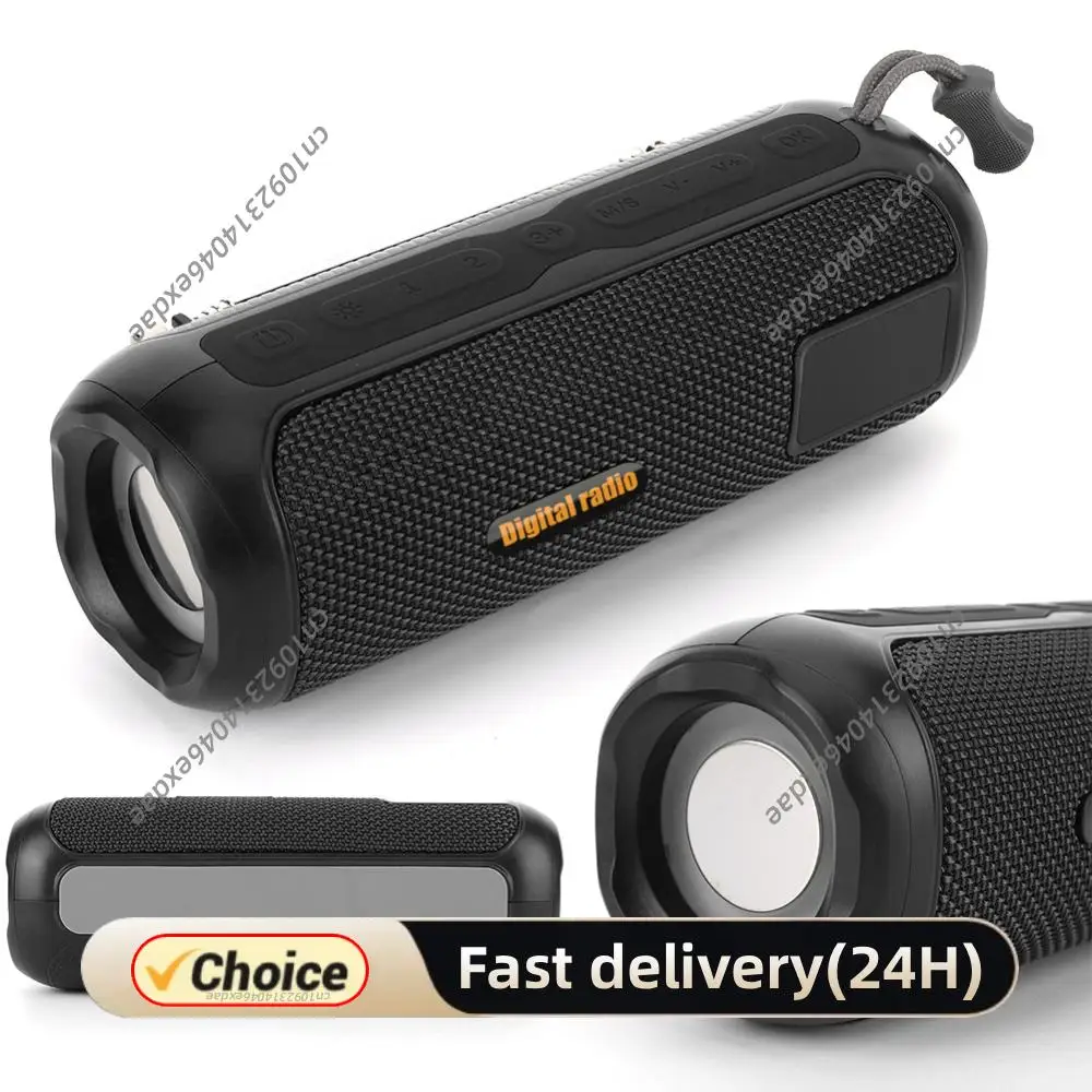 

Беспроводная Bluetooth-колонка, портативное радио с поддержкой TF-карт, LED-дисплеем, традиционным AM/FM-радио и функцией перезарядки для дома