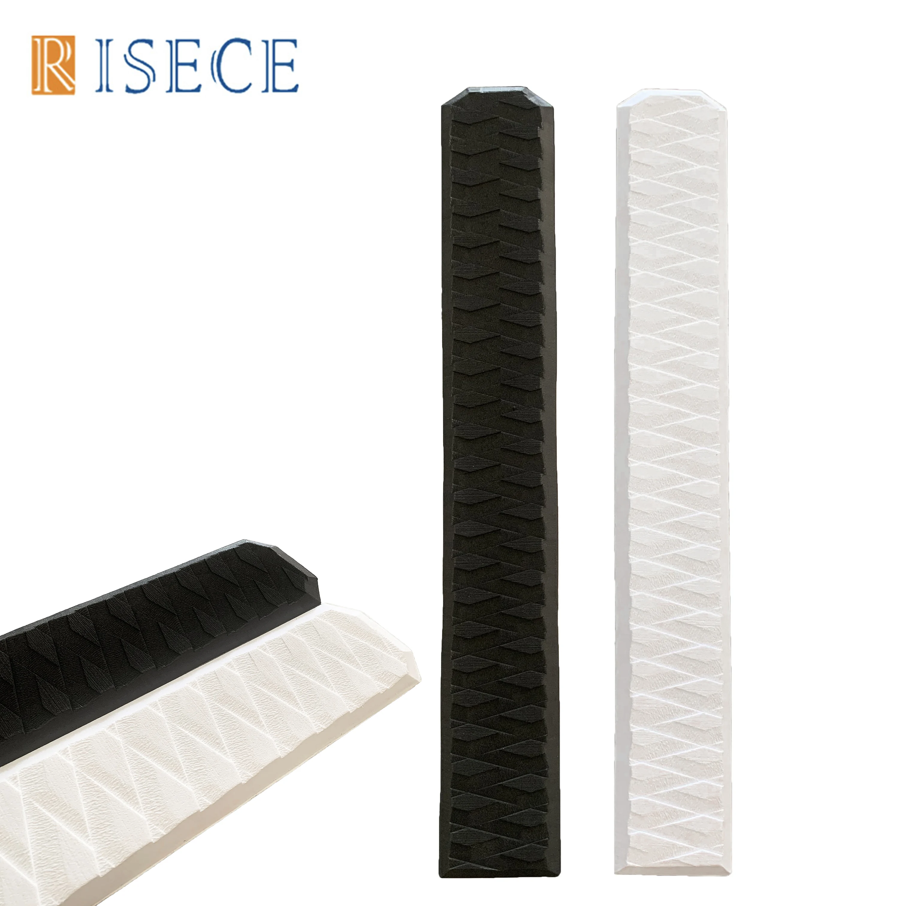 

White/Black Skimboard Stomp Foot Pads 20" Arch Bar Pad Traction Deck Grip for Skimboard Arch Bar Center Deck Grip