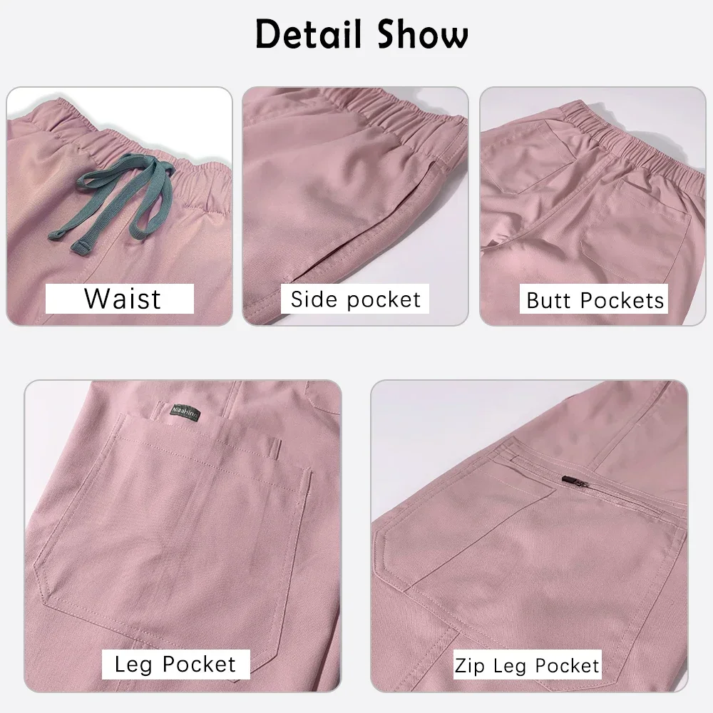 Hot Sale Popular Doctor Uniforms Medical Nurse Scrubs Set Women Men Hospital Nursing Work Clothes Jogger Set Surgical Workwear