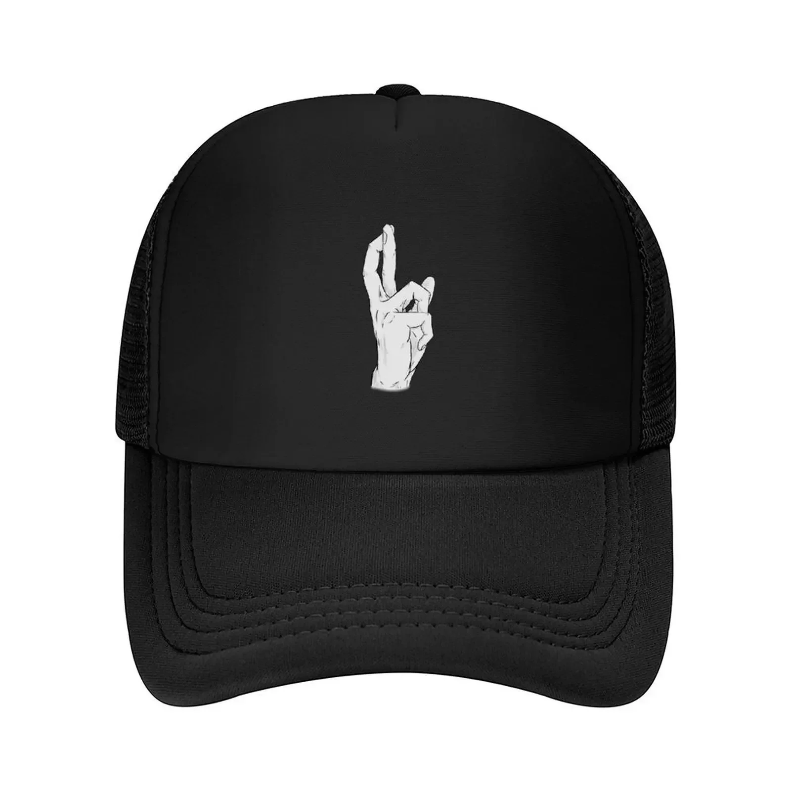 Crossed Fingers Baseball Cap Icon Christmas Hat Military Cap Man Fishing Caps Man For Men Women's