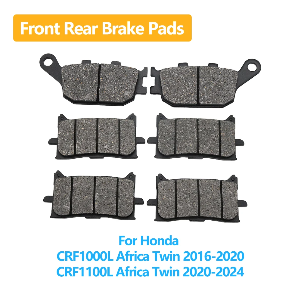 

For Honda CRF1000L Africa Twin 2016-2020 CRF1100L Africa Twin 2020-2024 Motorcycle Accessories Front Rear Brake Pads