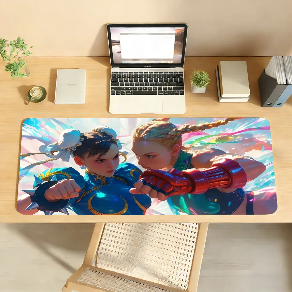 Game S-Street F-Fighter-Chunli Mouse Pad Computer Laptop Rubber Non-slip Mouse Mat Mousepad Gamers Decoracion Desk Mat