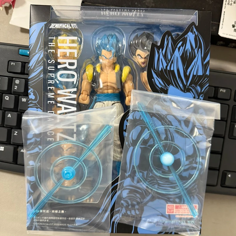 

﻿ Demoniacal Fit Dragon Ball Z Gogeta Anime Figure Super Saiyan Blue Gogeta Hero Waltz The Supreme Dance Action Figure Model Toy