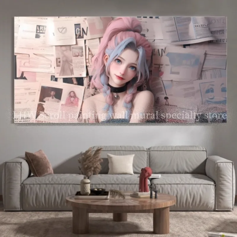 LOL مثير Kinks Rampage Loli الجدار الديكور Esports غرفة الإنترنت مقهى الديكور اللوحة عنبر المشارك جدارية هدية عيد ميلاد