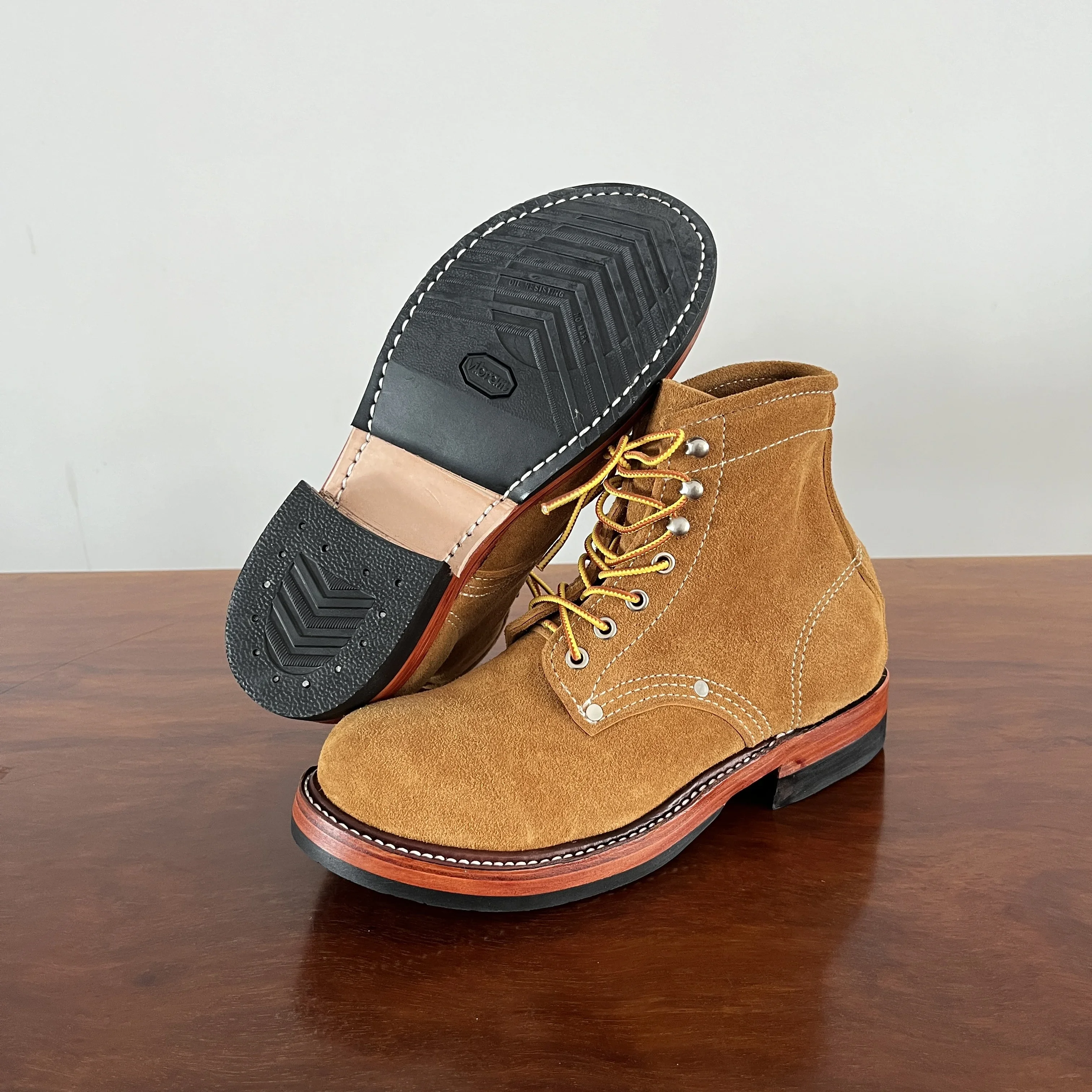 

F460 RockCanRoll Super Quality Size 35-52 Handmade Goodyear Welted Durable Italian Cowhide Boot Footwear