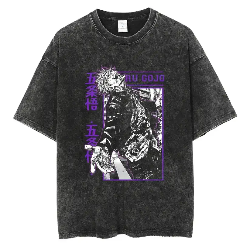 Jujutsu Kaisen Satoru Gojo Shirt Oversized Anime Shirt Graphic