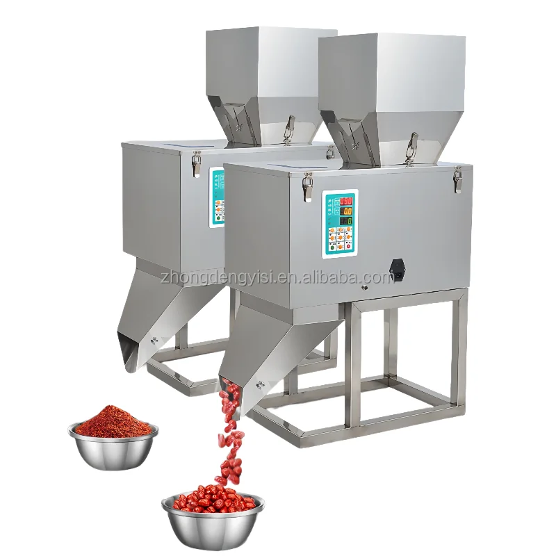 Multi Functional Mini Automatic Semi Automatic Weighing Packing Filling Machine for Coffee Bean Powder Granule Flour Rice Suga