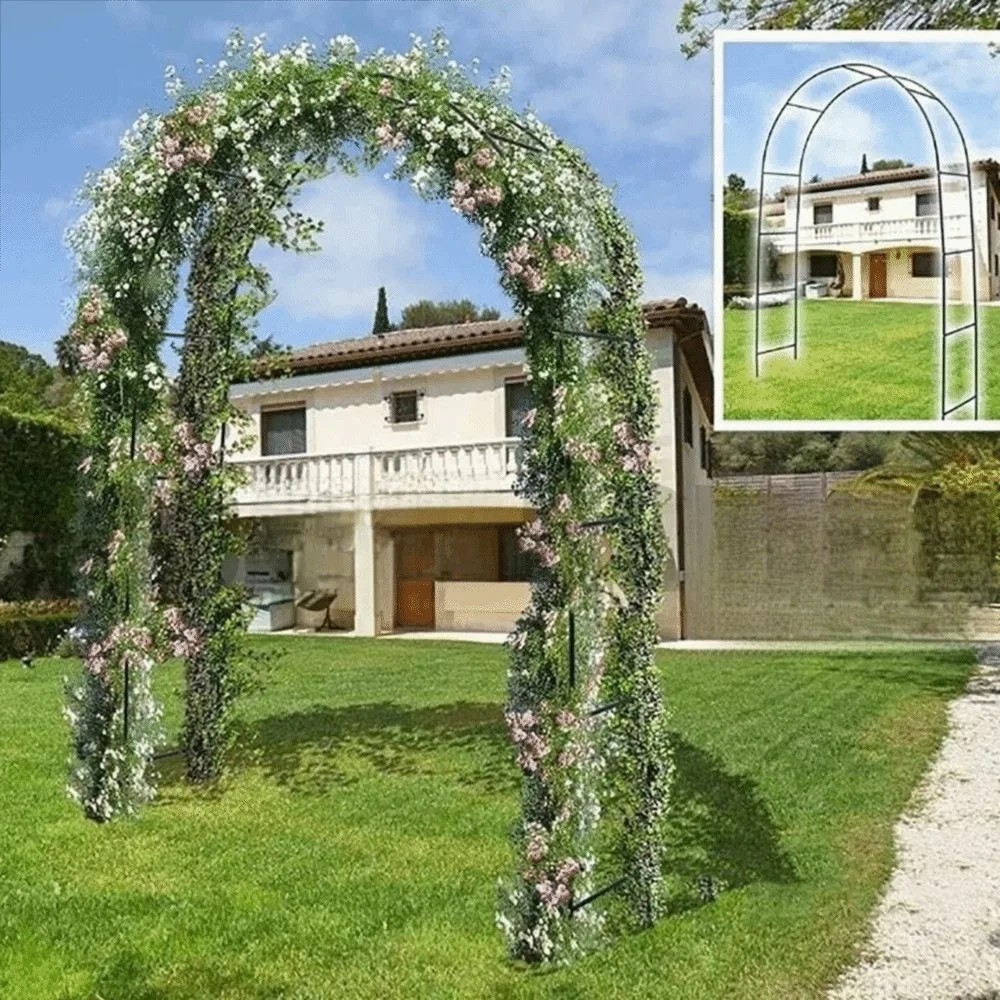 

Железный художественный держатель для цветов, арка, поддержка для альпинистских растений, свободно собранные воздушные шары, арка, аксессуары, решетка для поддержки растений «сделай сам»