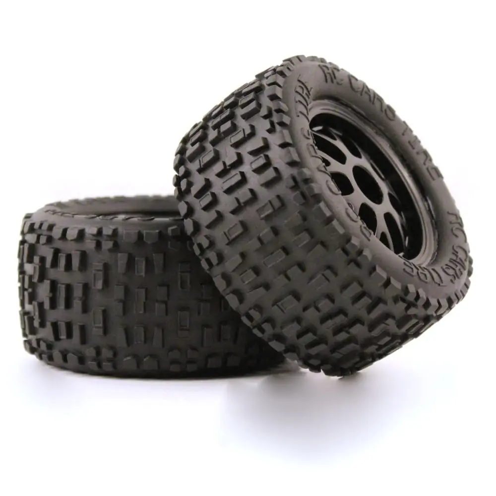 2 SZTUK 12mm Hex Monste Truck Wheel 1:14 1:16 Off Road RC Car Parts 1:18 Drift Tires for SCY 16101 Pro 16102 Pro