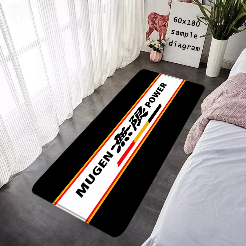 

Floor Mat Non-slip Foot Rug for Entryway Mugen Power Hallway Carpet Kitchen Water Absorbed Rugs Fluffy Bedside Mats Home Decor