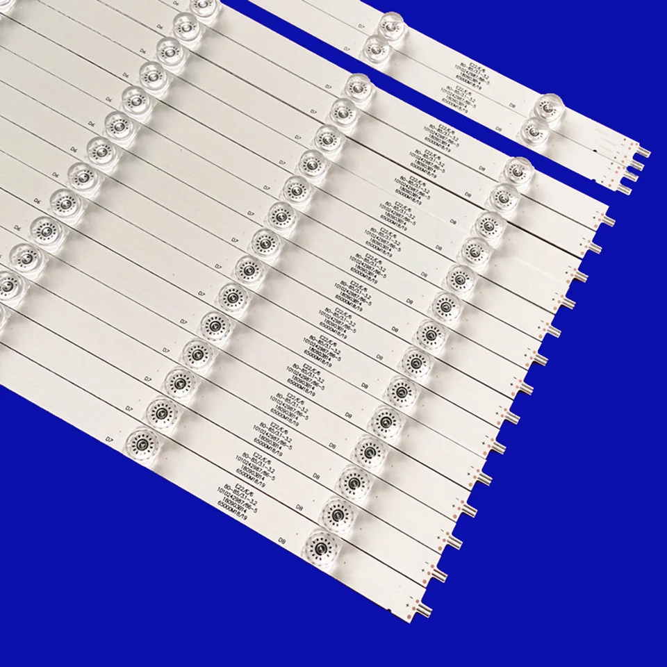 KIT 16pcs LED Backlight Strip for Haier LE65Q6500U LQ65H31 LQ65H31G LED65D8-01(A)PN:30365008202 LED65D8-02