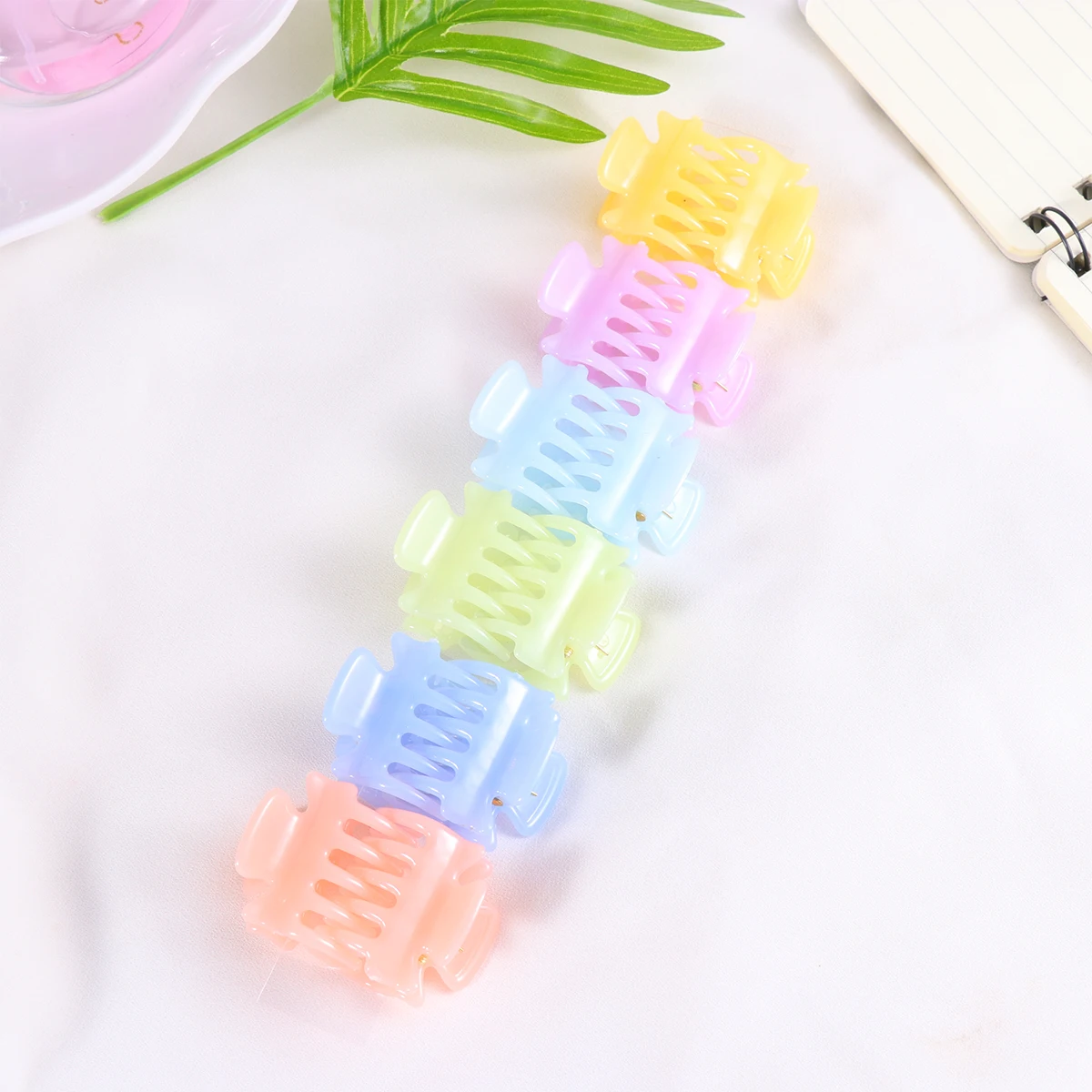 

12 Pcs Clip Set Girls Mini Hair Lovely Hair Claw Claw Plastic Bangs Styling Elegant Party Wedding Birthday Hairpins
