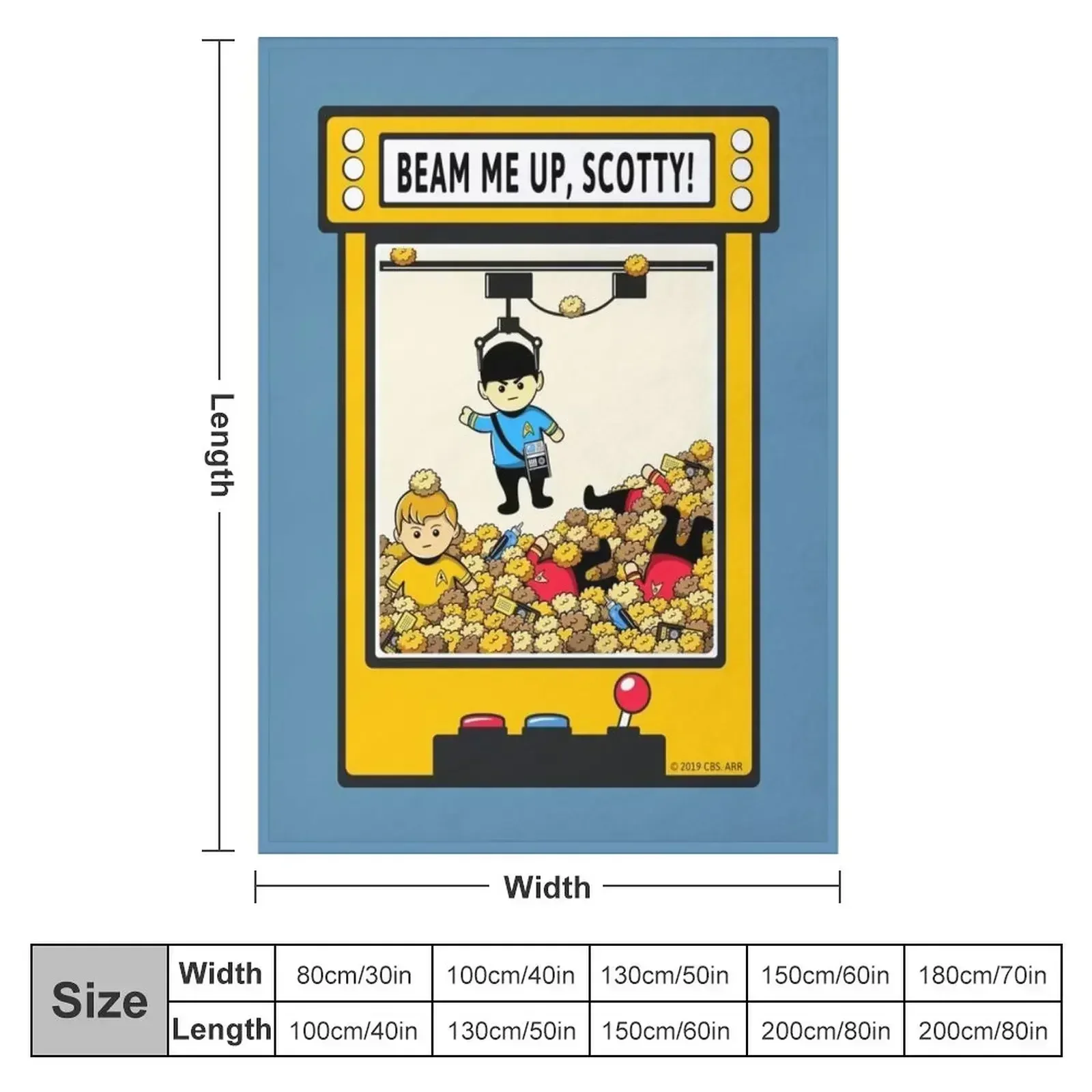 Beam me up, Scotty Throw Blanket couch cozy soft plush fuzzy picnic outdoor blanket