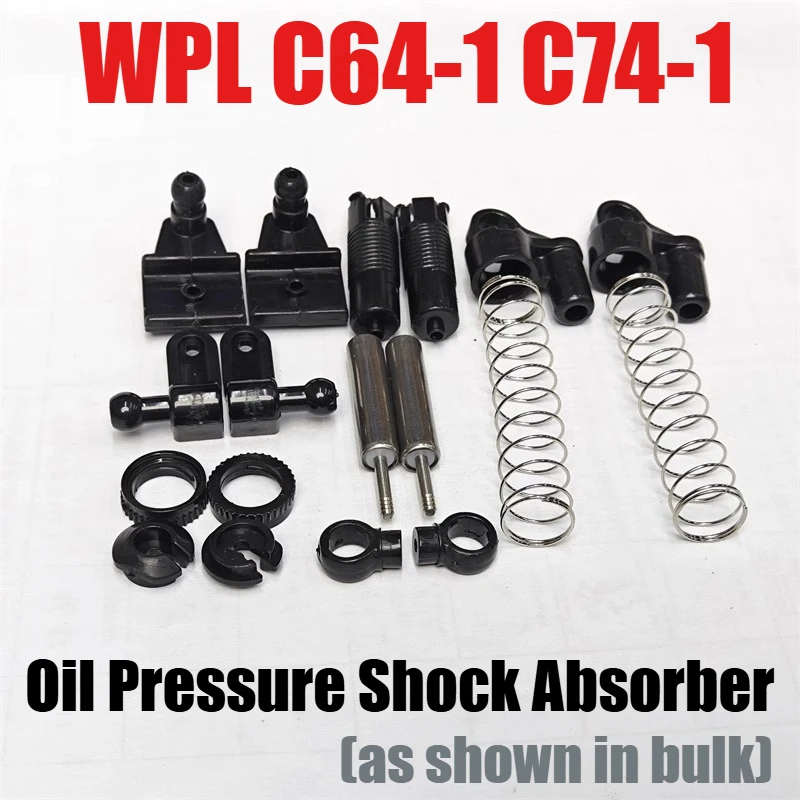 WPL C64-1 C74-1 RC Remote Control Car Spare Parts Upgrade Modified Oil Pressure Shock Absorber