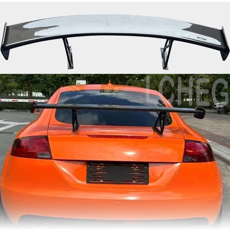 Спойлер багажника для Audi TT MK2, декоративный обвес багажника, спойлер в форме BS 2008 2009 2010 2011, высококачественный неокрашенный FRP