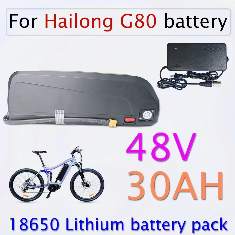 

Rechargeable Battery Hailong G80 Electric bicycle battery 48V 30Ah 18650 Lithium Battery Pack