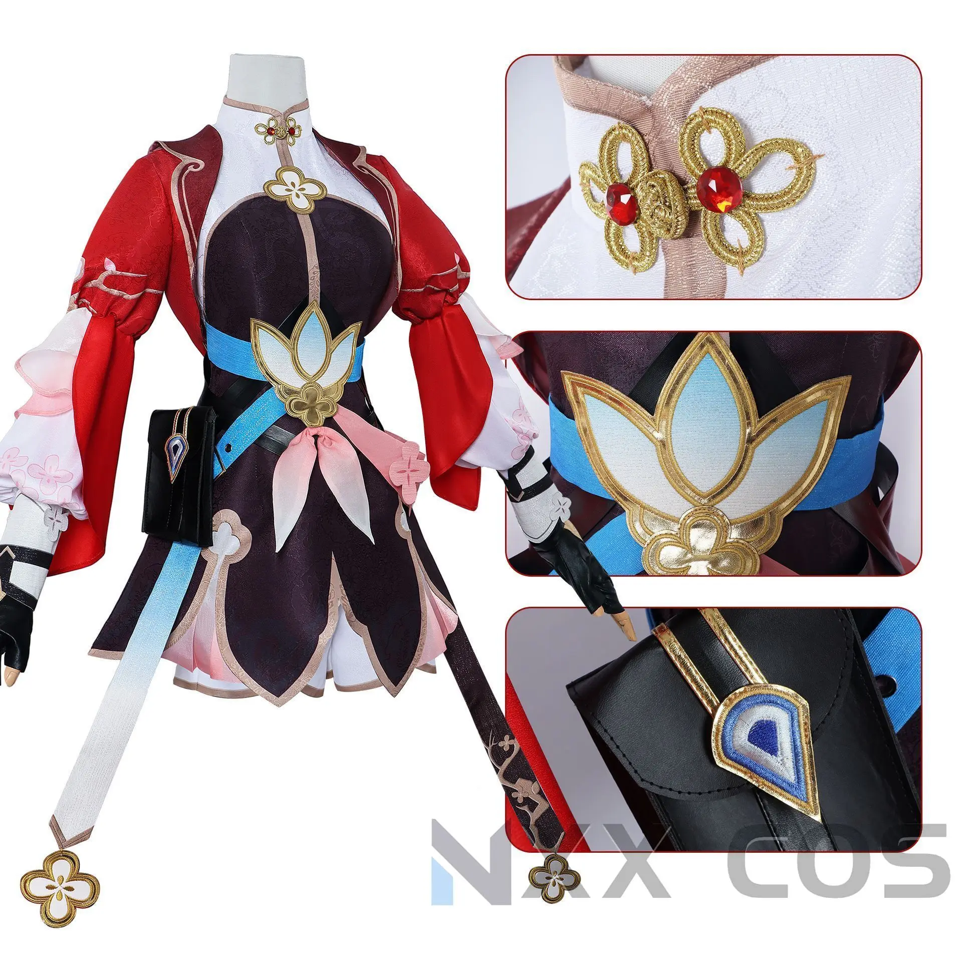 Game Honkai Star Rail March 7th Cosplay Costume Role Play Comic Con Dress Hallowmas Party Wigs Animation Prop