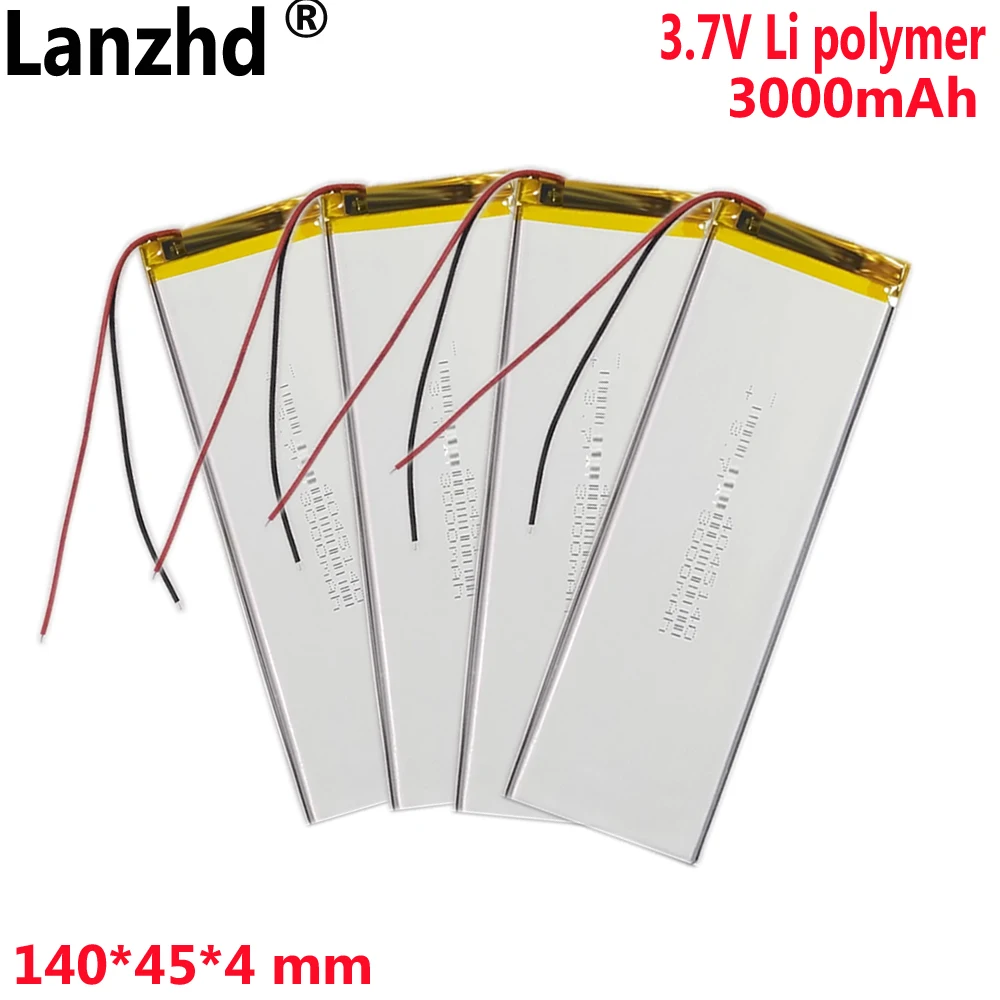 4045140 3.7V 3000mAh li Polymer Li-ion Battery For tablet MID panel Mobile Power Bank DIY E-book GPS DVD 4045138 4045145