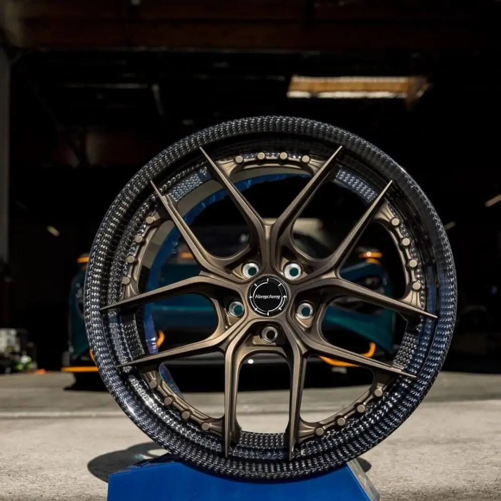 2026 New Carbon Fiber 2/3 Piece Custom Forged Alloy Wheels 16-26 Inch OEM Universal Passenger Car Rims