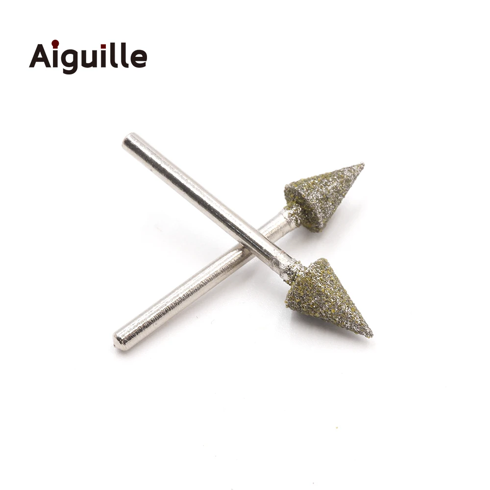 Mèches à éplucher les métaux pour meulage diamant, point de meulage, travail de la pierre, diversifier les mèches, 4mm, 5mm, 6mm, 8mm, 10mm, 60 #