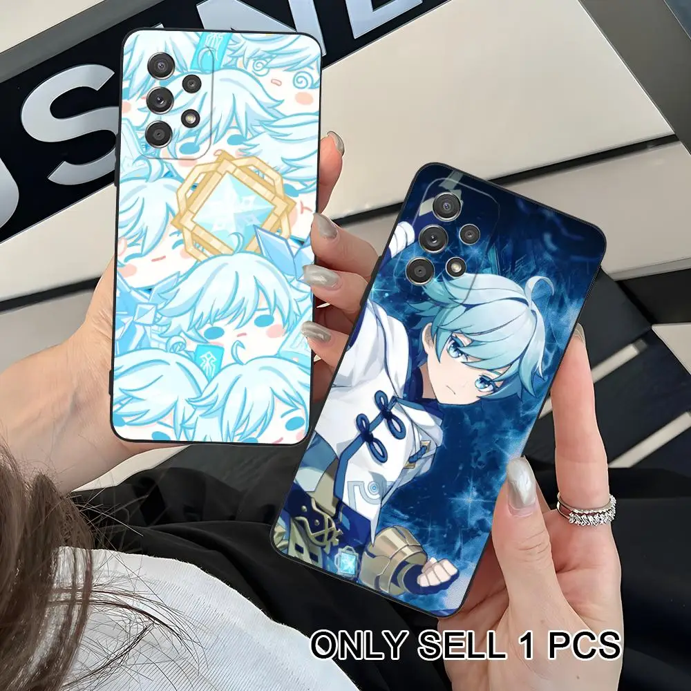 

Game GI Chongyun Phone Case for Samsung Galaxy A57 56 55 54 53 52 51 37 36 35 34 33 32 31 5G Soft TPU Shockproof Cover