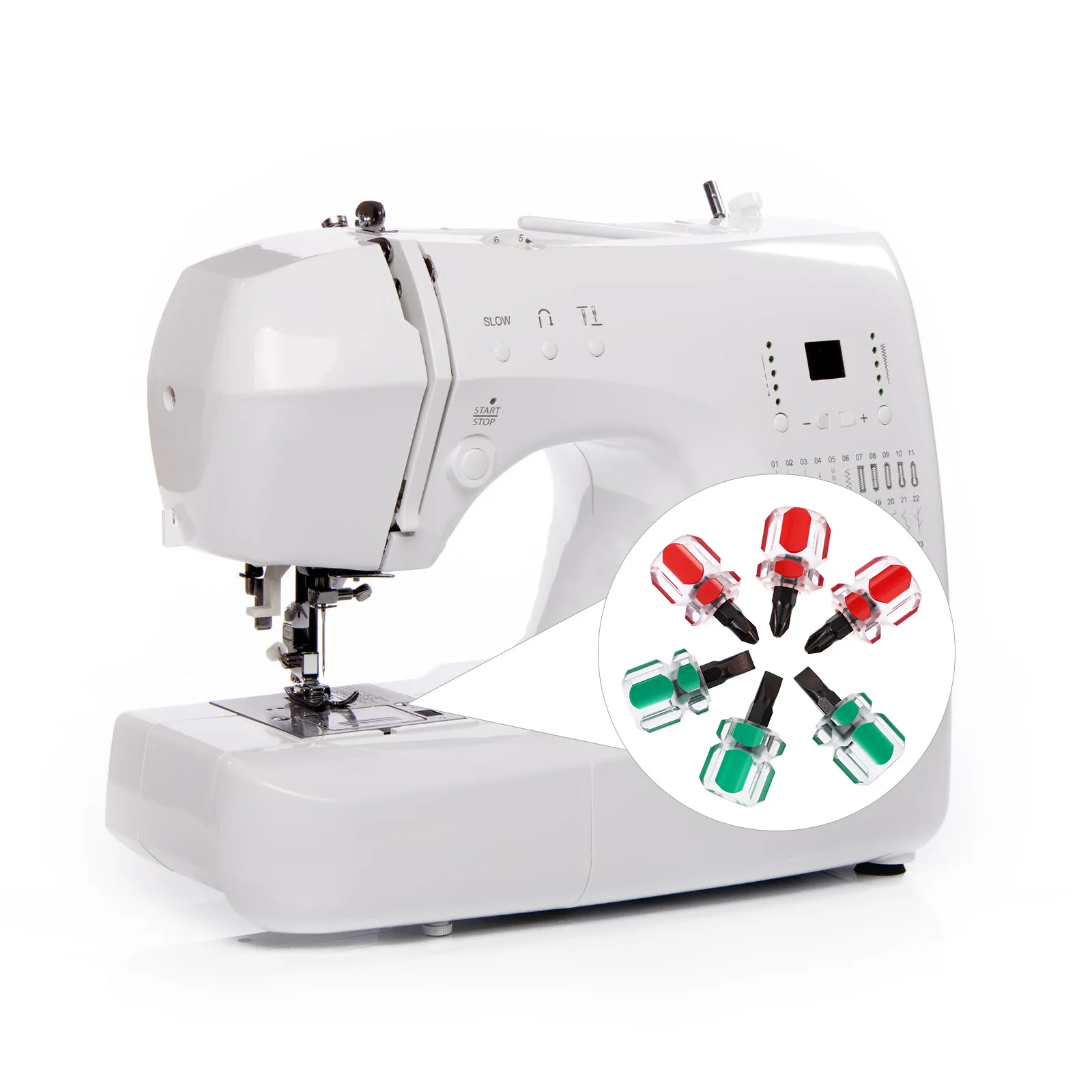 

6Pcs Screwdriver Set Manual Multifunctional Mini Repair Tools Durable Vanadium Alloy Steel Daily Use Precision Disassembly