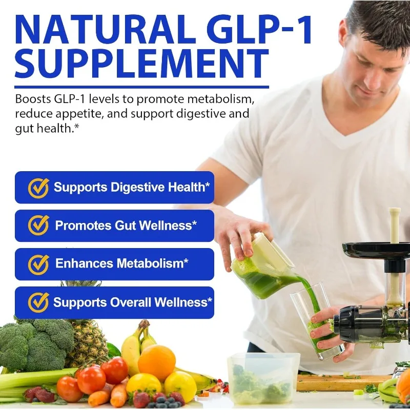 GLP 1 Supplement Containing Akkermansia Probiotic Capsules for Metabolism, Digestion, and Intestinal Health - Vegan, 60 Capsules - Image 5
