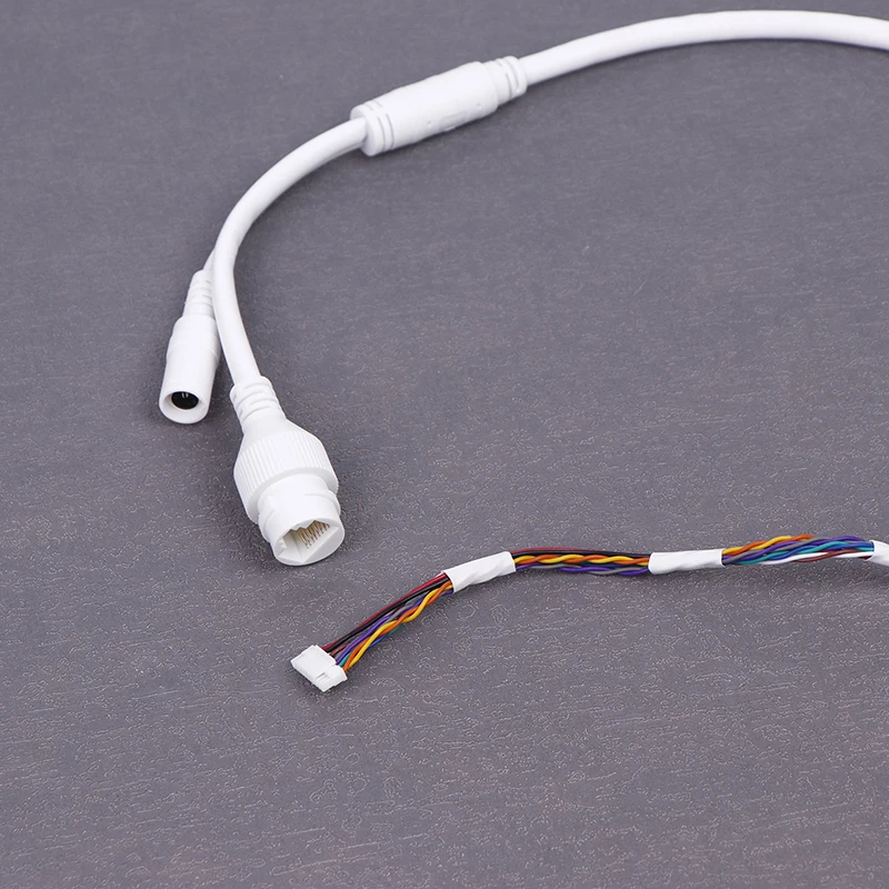 10-poliges 10-adriges PoE RJ45 Ethernet LAN-Netzwerkkamera-Verbindungskabel, Ersatzkabel für IP-Sicherheitskamera – Detail 12