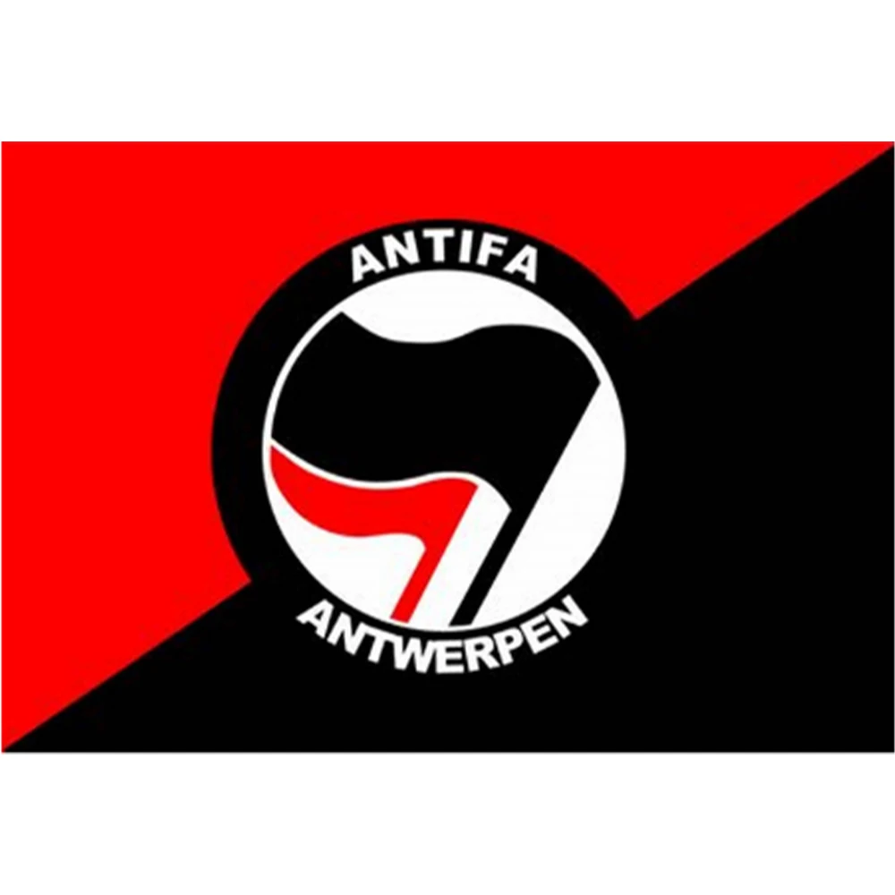 90X150CM  Antifascist Action Flag  Anti-Racism BANNER for Decoration