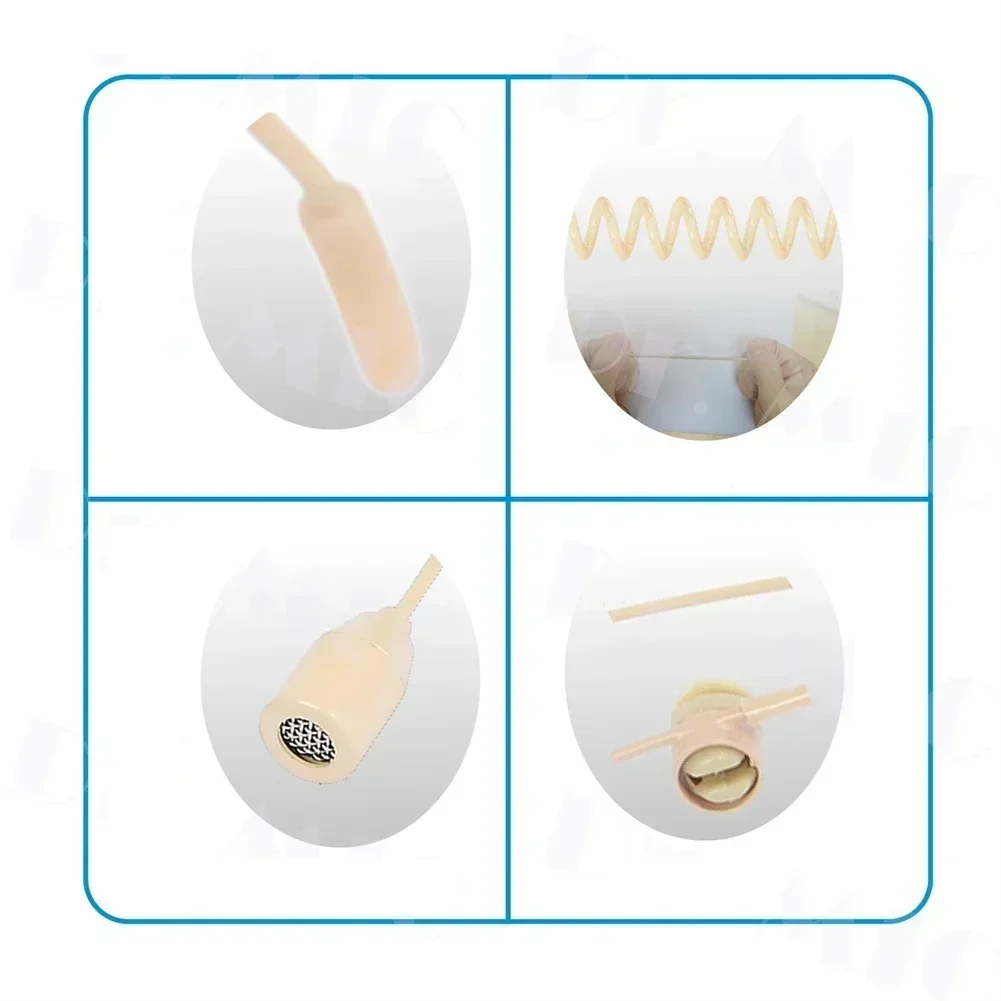 Double Earhook Headset Microphone Headworn Omnidirectional Condenser Cartridge Microphone For For Wireless