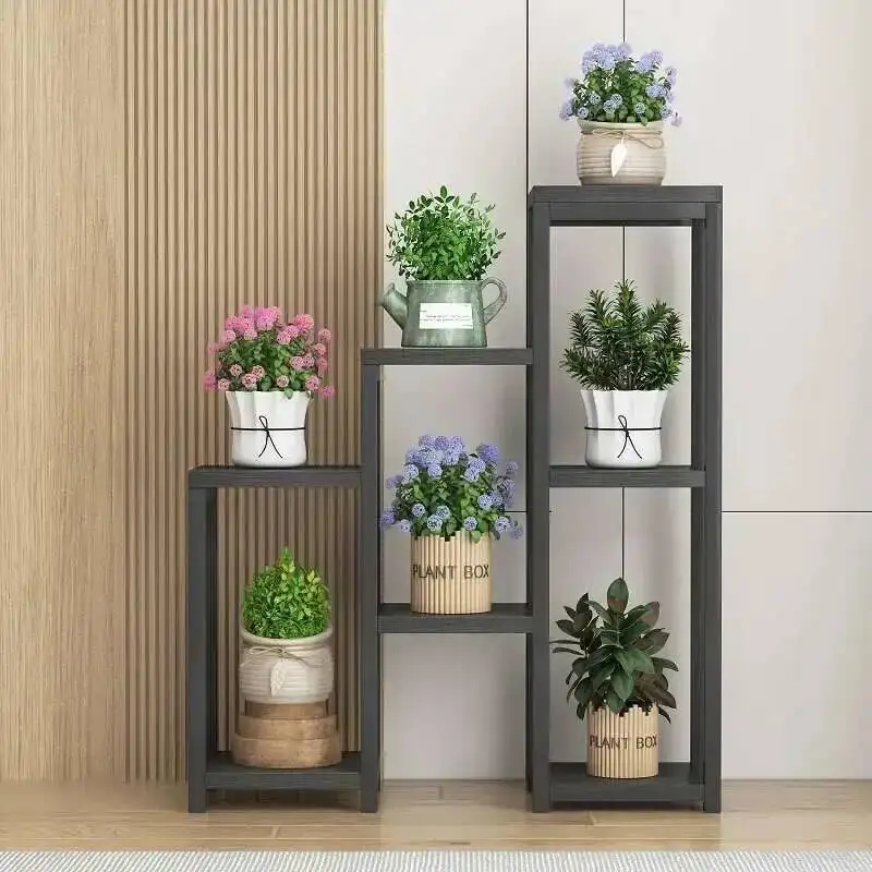 

Shelf Flower Aesthetics Indoor Modern Balcony Plantenrek Living Room Plant Display Shelf Light Luxury Organizer Home Furniture