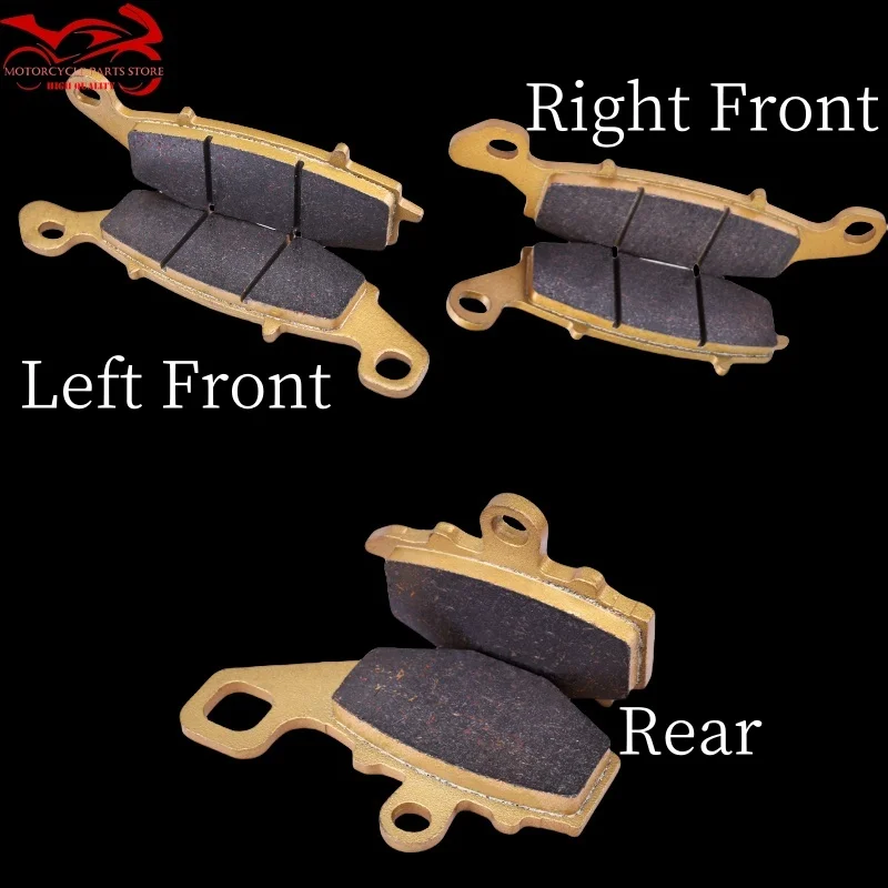 

Front Rear Brake Pads For Kawasaki ER-6f ER-6n KLE650 ZR750 ZRX400E3 GPZ1100 CF MOTO 650 NK 650 TK 650 TR WKBIKES 650TR 650i