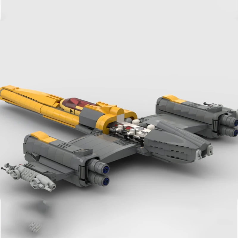 949 Uds MOC RIOT MAR STARFIGHTER v.2 bloques de construcción de batalla de estrellas regalo de Navidad arquitectura creativa DIY inspiradora