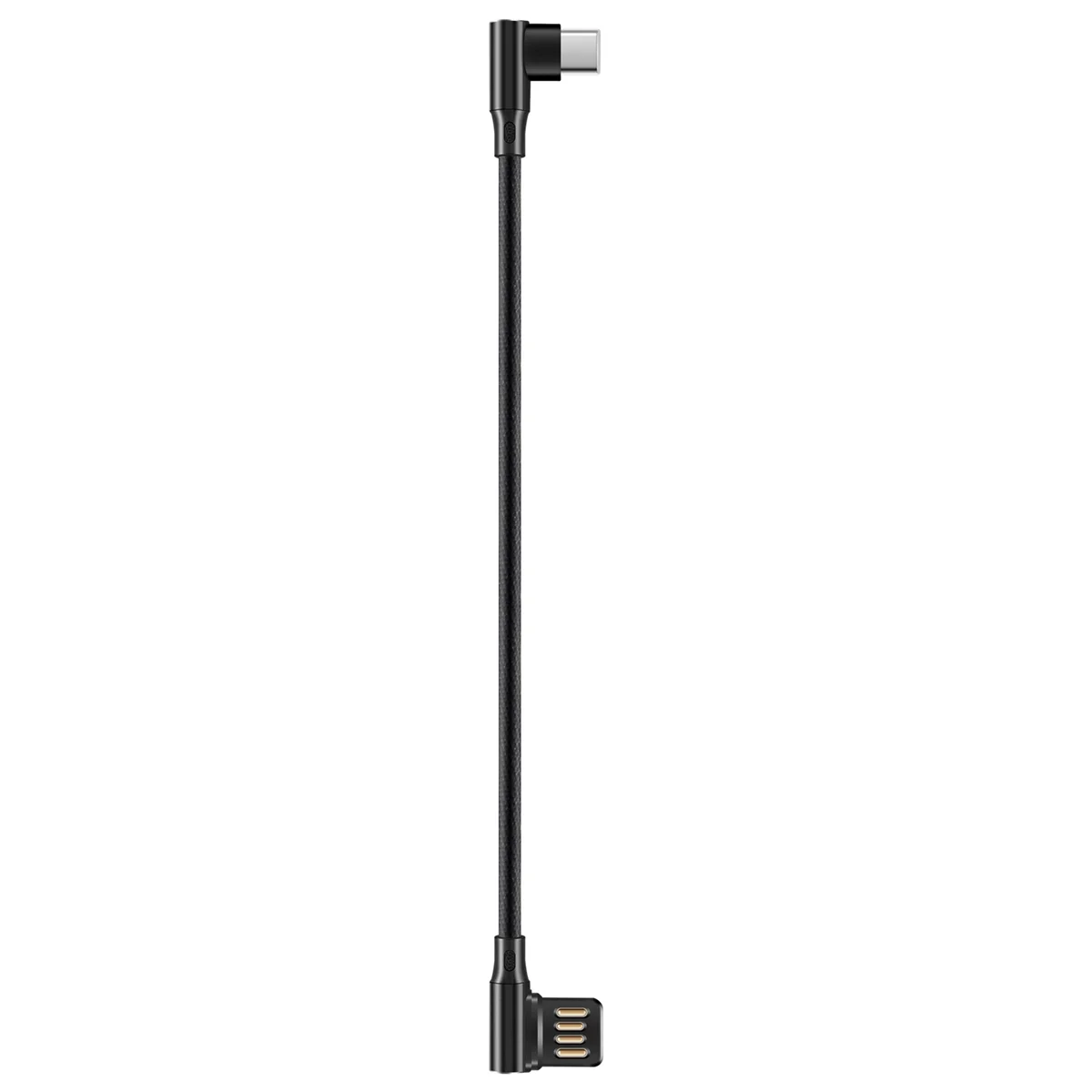 Usb-C 3.1 Type-C To Left Right Angled 90 Degree Usb 2.0 Data Cable with Sleeve for Tablet & Phone 15Cm image 2